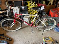 Full side view of the Norco Vulance mountain bike showing the frame, tires, handlebars, and saddle.
