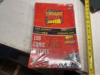 Pack of 100 Ultra Pro Wizard Comic Sleeves in original unopened packaging.