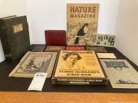 Group shot of all nine paper items on tabletop