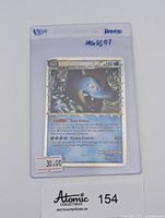 Front of the Feraligatr HGSS07 Holo Promo Card showing holographic artwork, HP, moves, and condition.