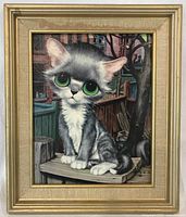 Framed print front view showing artwork and frame