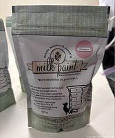 Front of Arabesque colour pouch showing branding and weight