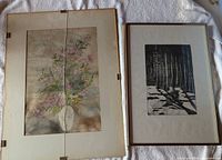 Both artworks side by side showing subjects and relative sizes