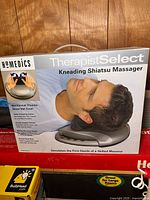 Front of Homedics Therapist Select Kneading Shiatsu Massager box