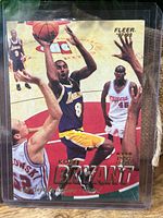 Front view of Kobe Bryant Fleer 1997-98 card