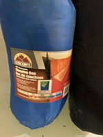 Escort kids sleeping bag in blue stuff sack