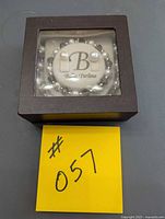 Closed Bella Perlina box showing set inside through window