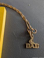 Full view of chain with charm attached