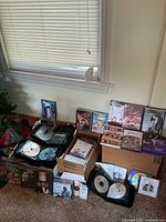 Overall lot with binders, cases, box sets