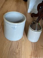 Crock and jug side by side