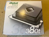 Front of retail box showing product image and model 380t