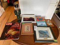 All items grouped on table