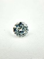 Close-up of diamond face showing cut and clarity