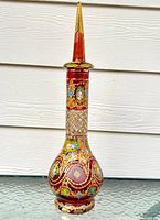 Full view of decanter with stopper