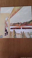 Front cover of Stevie Wonder Innervisions vinyl record LP depicting the album artwork and title.
