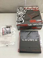 Amplifier, manual and box