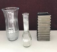 All three vases side by side