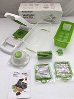 Full set laid out with box and accessories visible