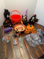 Group shot of all Halloween items