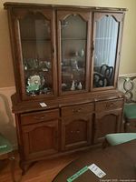 Full view of buffet and hutch together