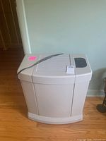 Front view of Kenmore Quiet Comfort 7 humidifier with power cord