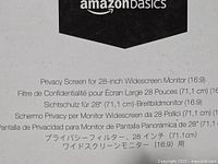 Front of box showing product name and size details