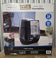 Front of retail box showing product image and model information