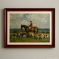 Front view of framed print showing entire artwork and frame