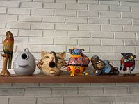 Shelf view showing all six visible items