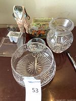 Group shot showing all items on tabletop