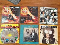 Front covers of all six LPs