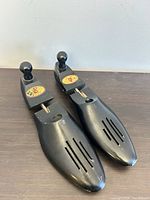 full view pair shoe trees top side showing overall design