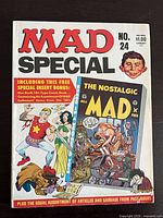 Front cover of Mad Special No. 24 with attached insert image