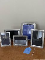 All five Seagull pewter frames group shot