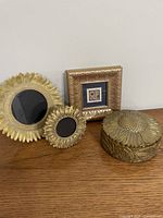 All four sunflower-themed items grouped together