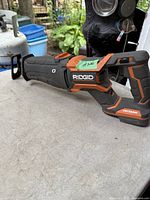 Left side view of Ridgid Octane cordless reciprocating saw