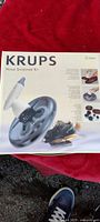 Front of KRUPS Home Shoeshine Kit box