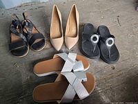 Group shot of all four pairs of shoes