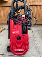 Front view of Craftsman pressure washer showing brand and overall condition