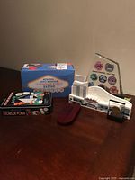 Group shot of all memorabilia items on table