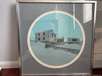 Framed print overall view