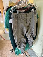 Entire grouping on rack showing multiple garments