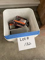 overall view of bucket with contents