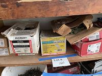 Shelf view with Ultra Magnum Zinc, Senco/Paslode and Senco boxes