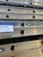 Werner logo on ladder rails