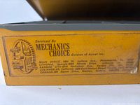 label showing Mechanics Choice division of Avnet Inc.
