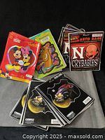 All packaged decal stacks showing four designs