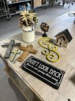 Group shot of all items on table