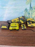 Wide view of all four Ryobi items