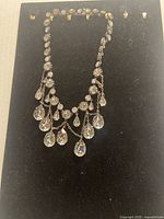 Full view of necklace on display board